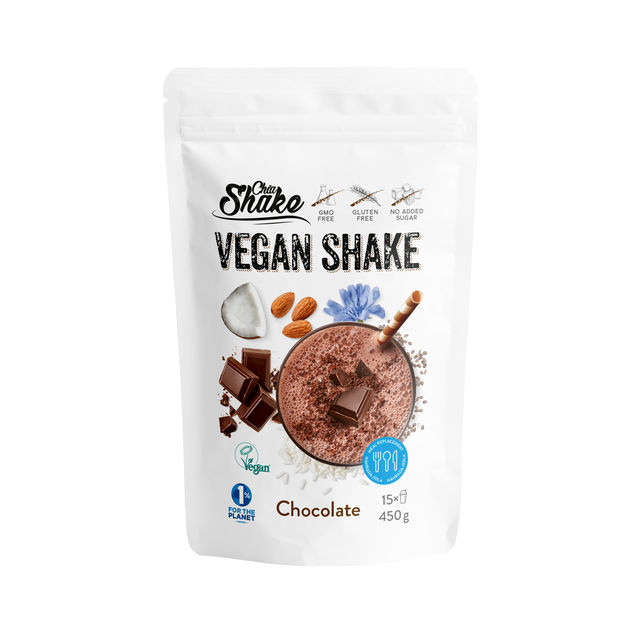 Chia Shake Vegan shake čokoláda 450g 15 porcii