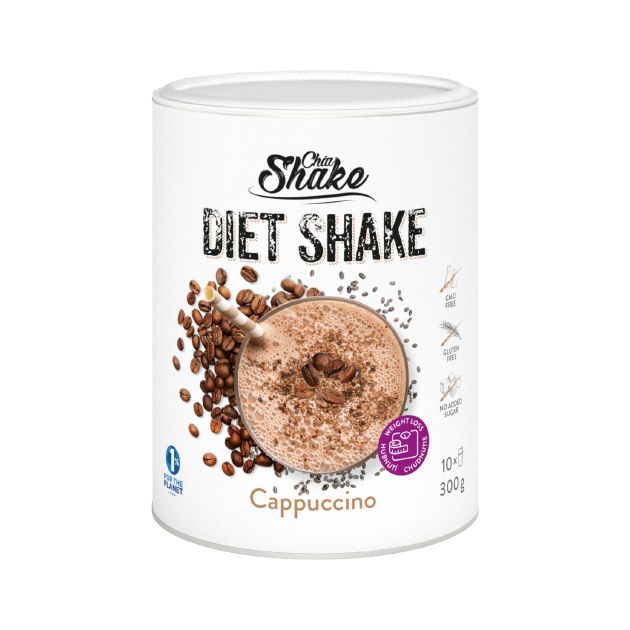 Chia Shake diétny kokteil cappuccino 300g 10 jedál